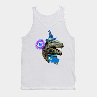 Wizard Trex Dinosaur Tank Top